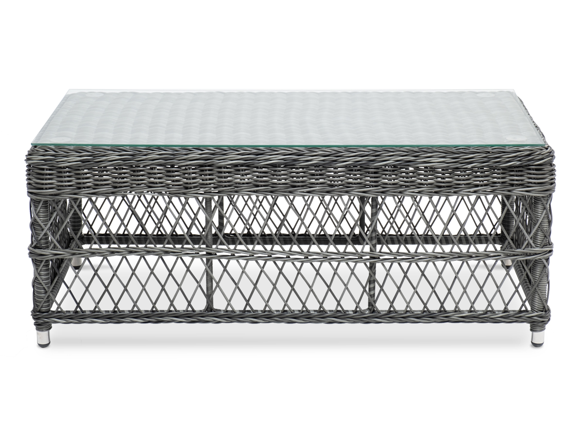 фото "гранд латте" стол журнальный из искусственного ротанга, цвет графит