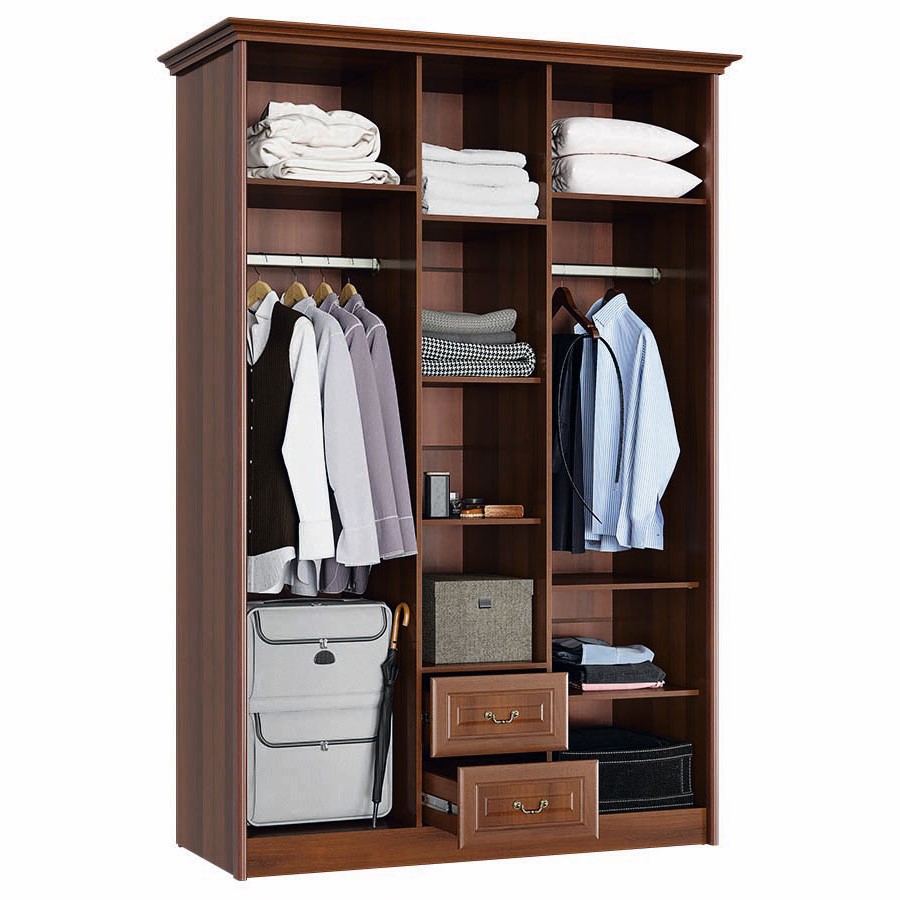 Шкаф 3-х ств. с зеркалом ЯН-05 Янна  Шкаф 3-х ств. с зеркалом ЯН-05 Янна