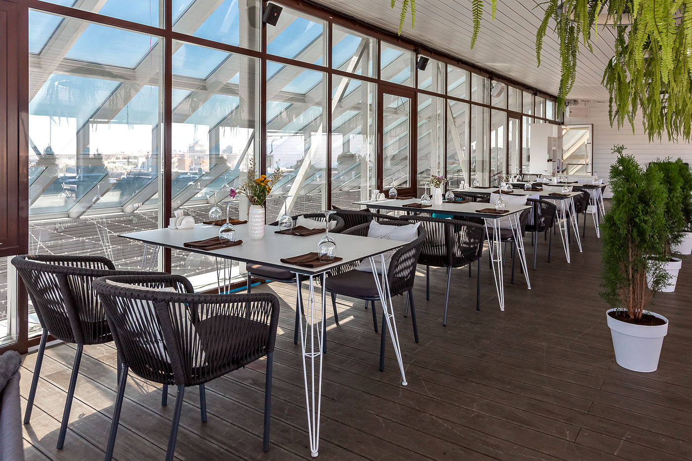 фото "руссо" обеденный стол из hpl 150х80см, цвет молочный