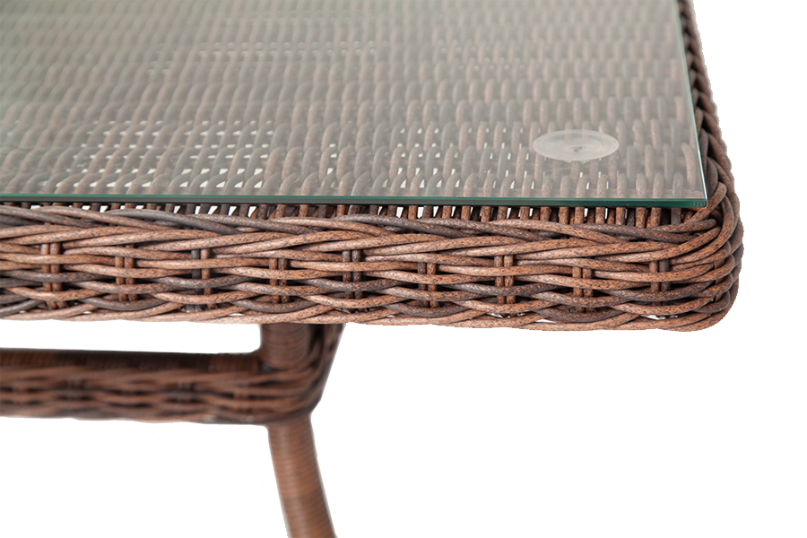 фото "айриш" стол плетеный из искусственного ротанга, цвет коричневый