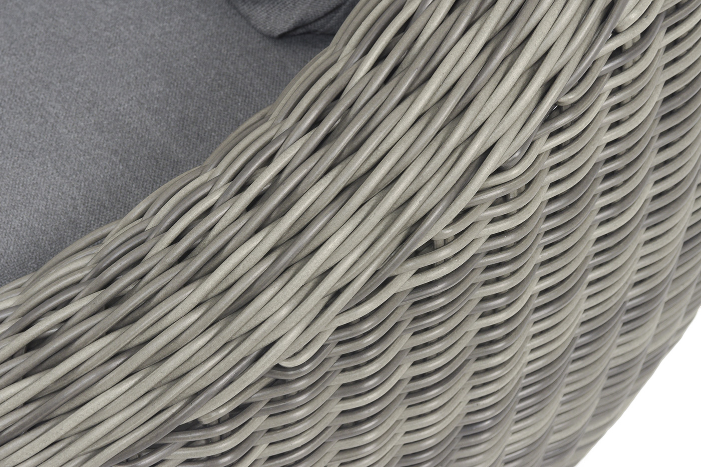 фото "барселона" диван из искусственного ротанга трехместный, цвет графит