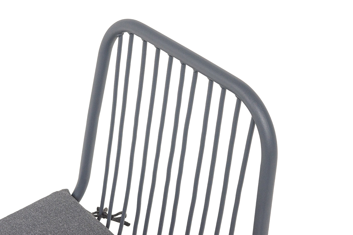 фото "кастелло" стул из стали темно-серый (ral7024) муар, ткань темно-серая 027