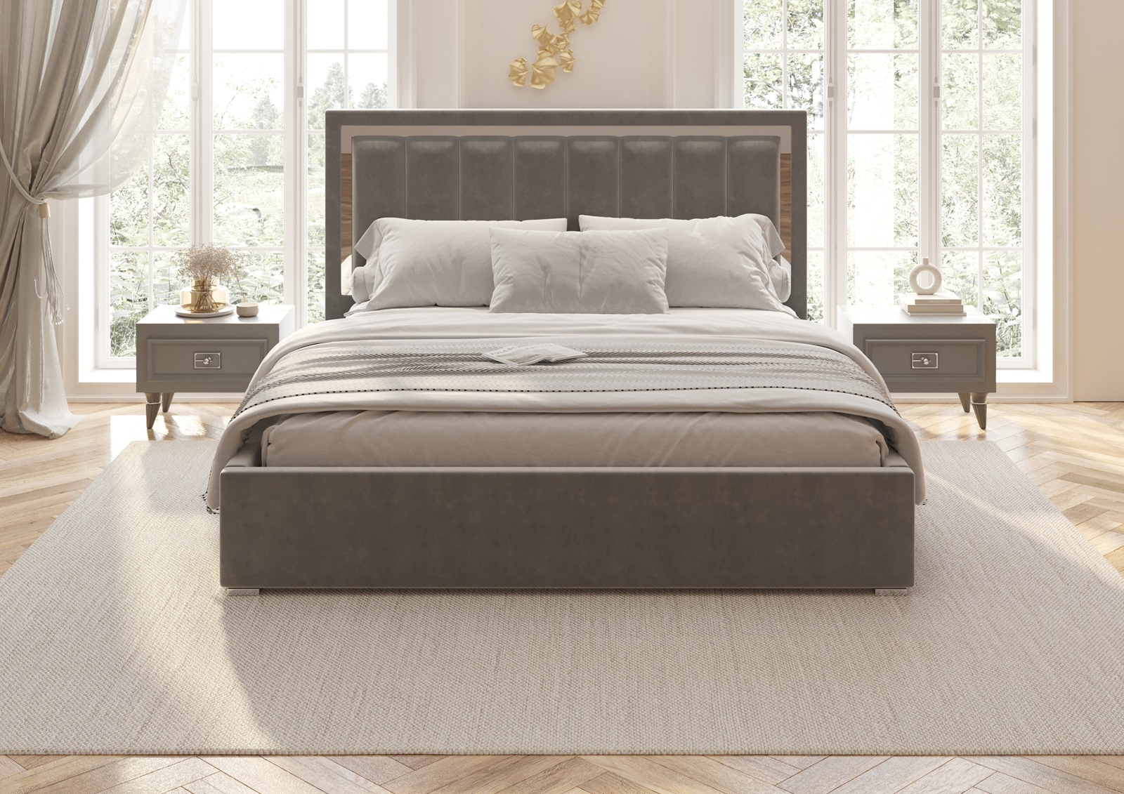 фото кровать двуспальная виктория