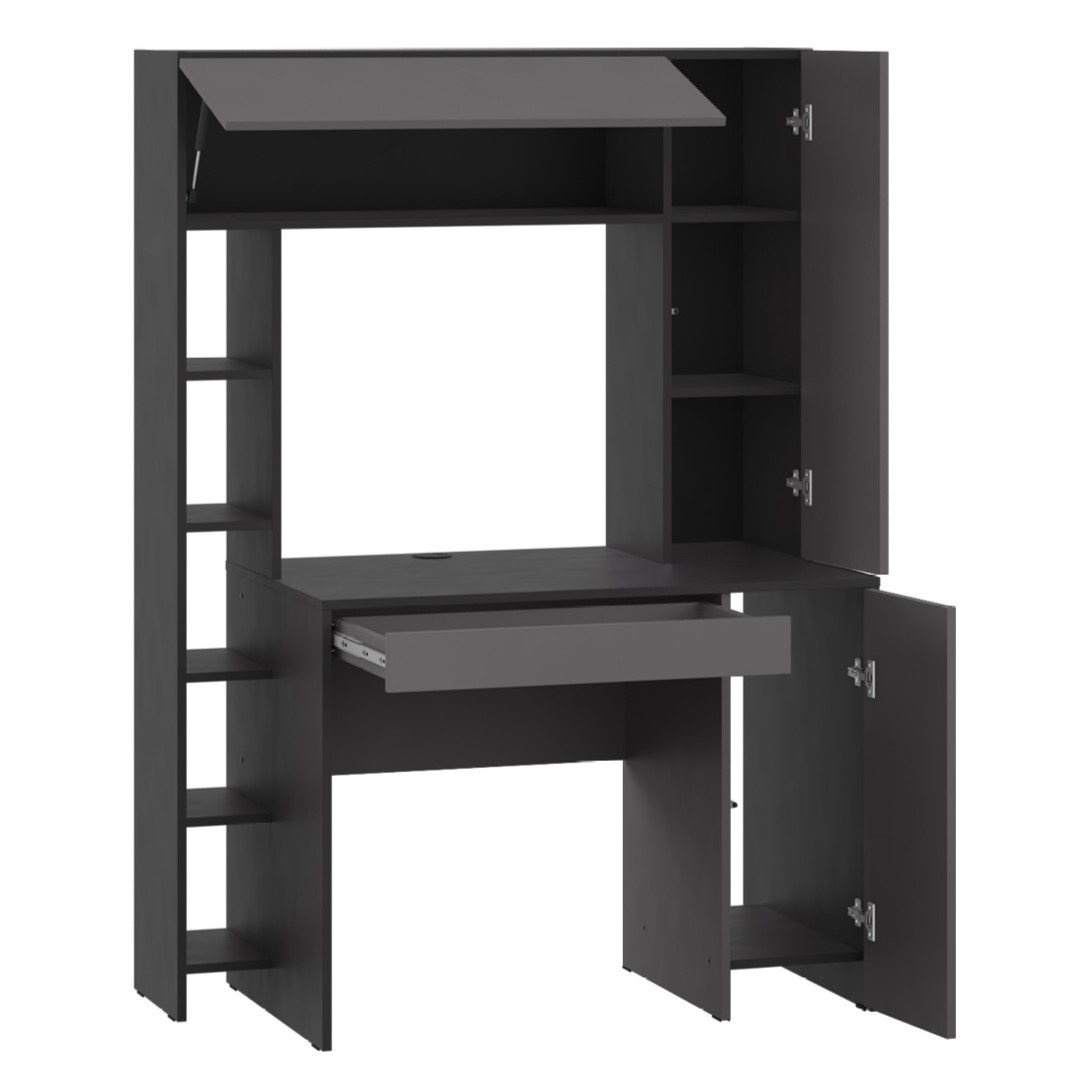 фото стол компьютерный 12.71 комфорт (антрацит/темно-серый)