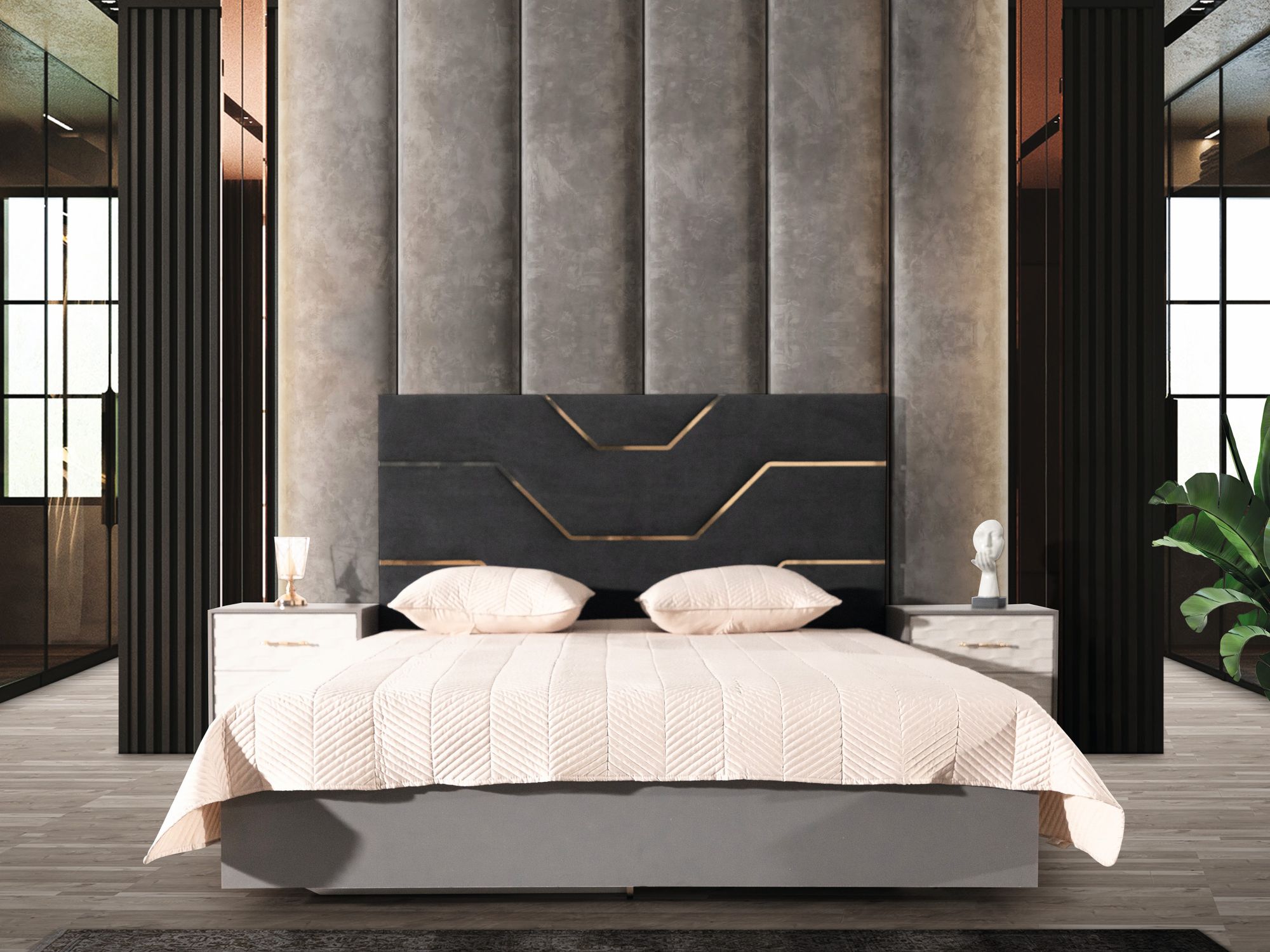 фото кровать двуспальная 1,8 грация (fortuna home)