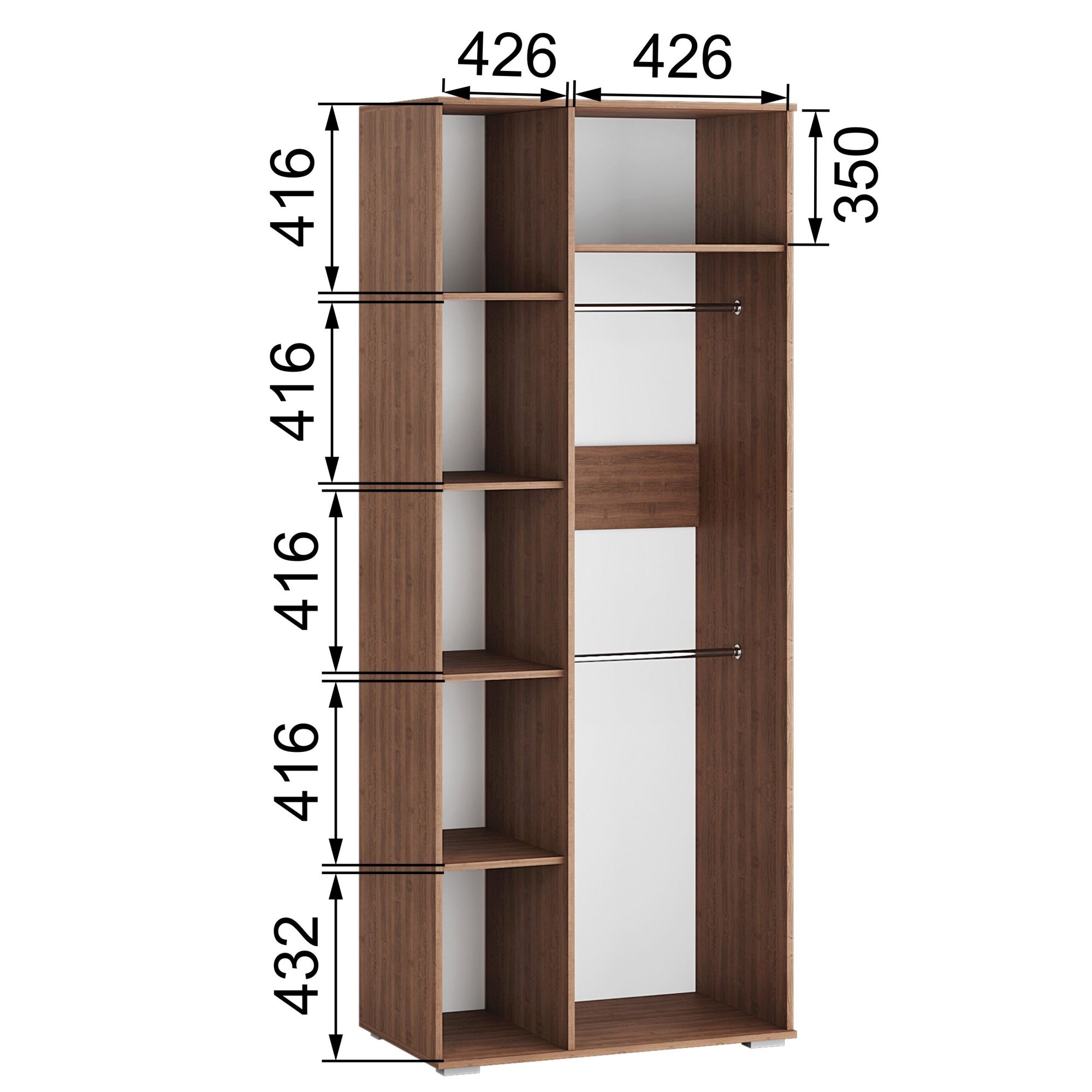 фото шкаф 2-х ств. рш-23 ричард