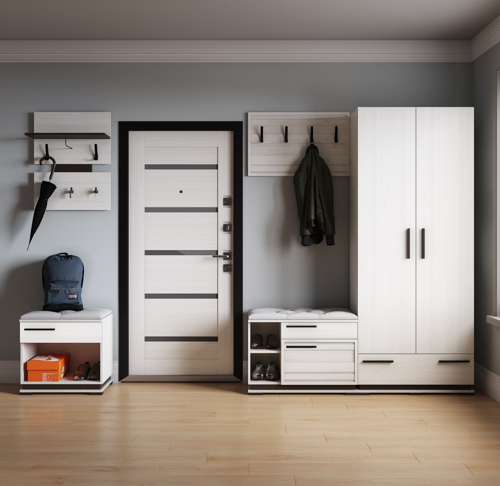 фото модульная прихожая модена