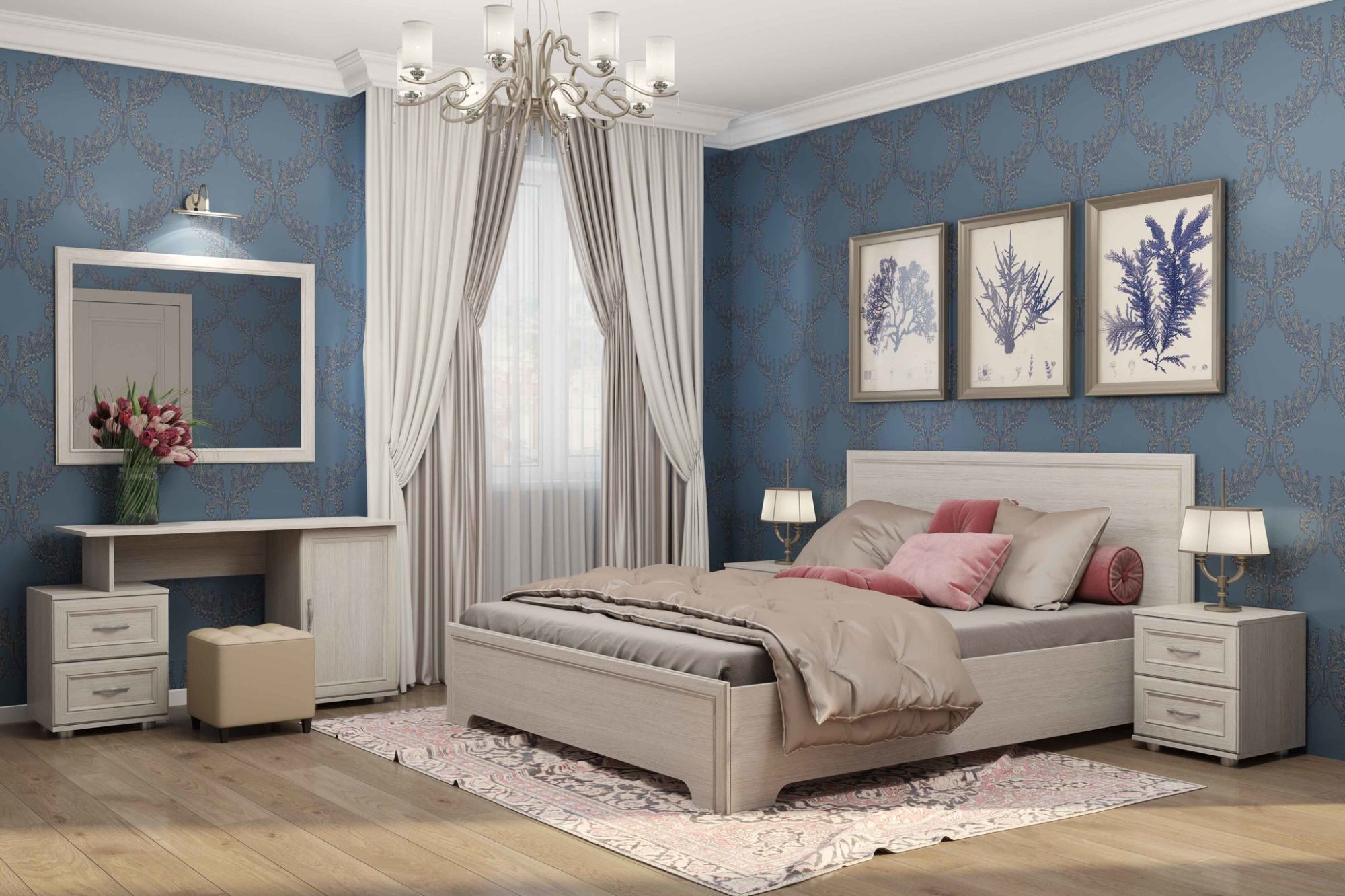 Комод для спальни КМ-0,6 Классика фото комод для спальни км-0,6 классика