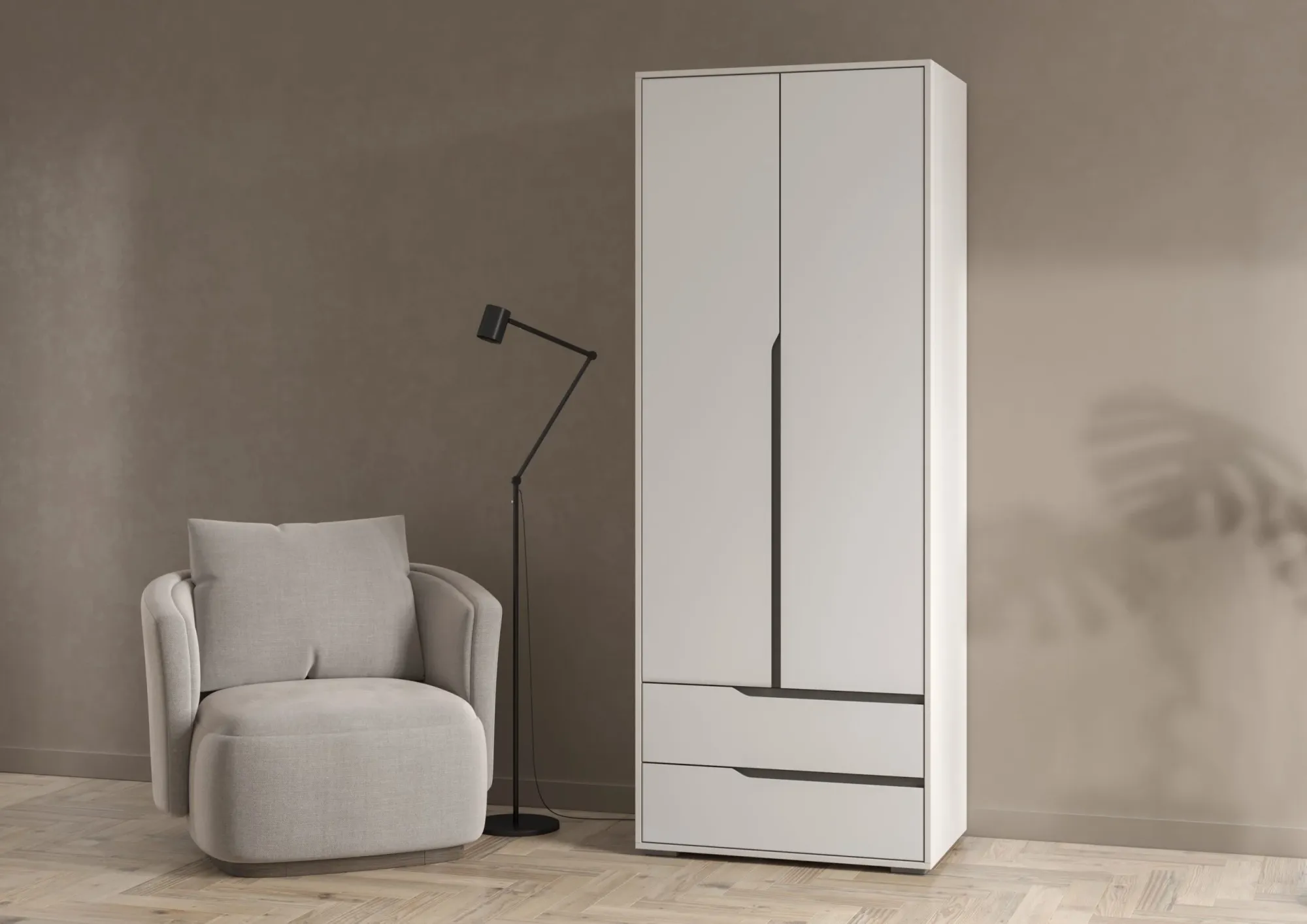 Шкаф 2-х дв. с ящиками ШК2Я-800 Алиса фото шкаф 2-х дв. с ящиками шк2я-800 алиса