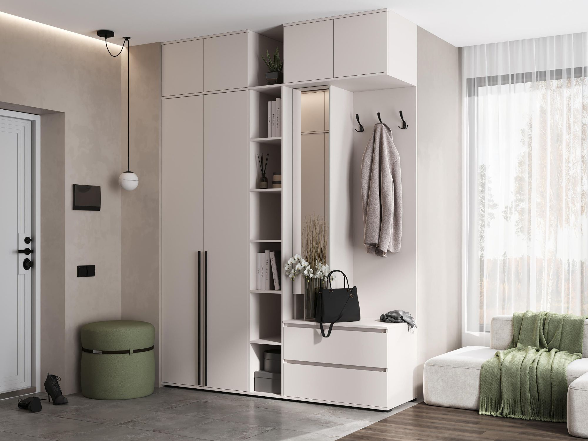 Прихожая с антресолью Норд №2 