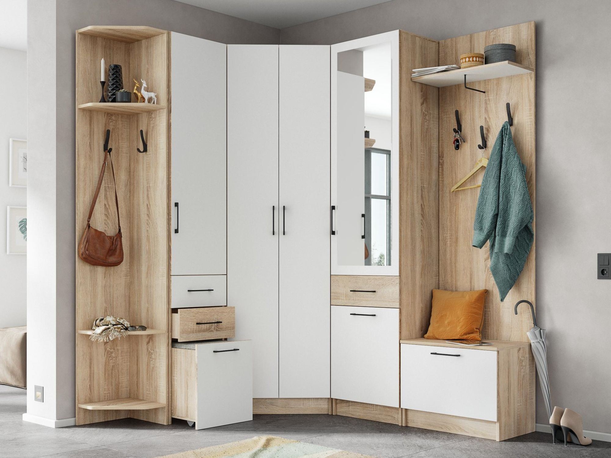 Шкаф угловой Денвер ТЭКС 