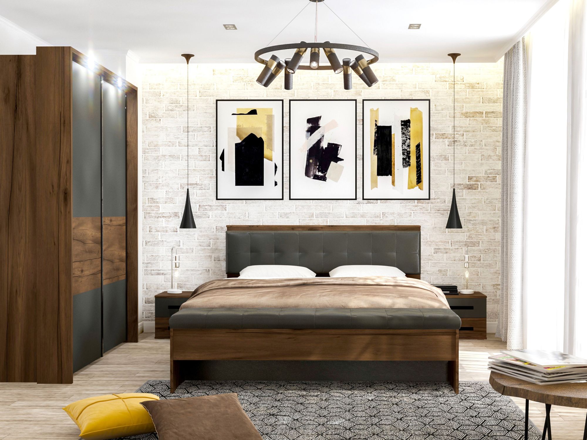 Кровать с ПМ Глазго фото кровать с пм глазго