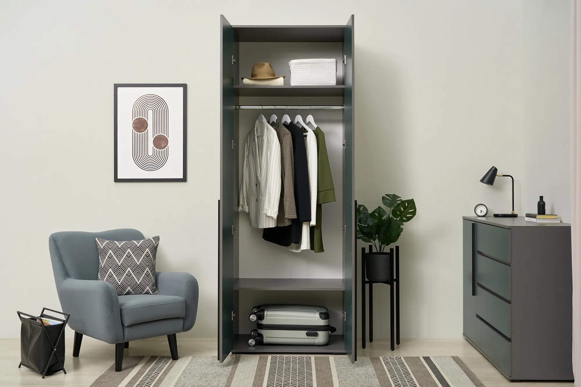 Шкаф 2-х ств. 800 Норд 