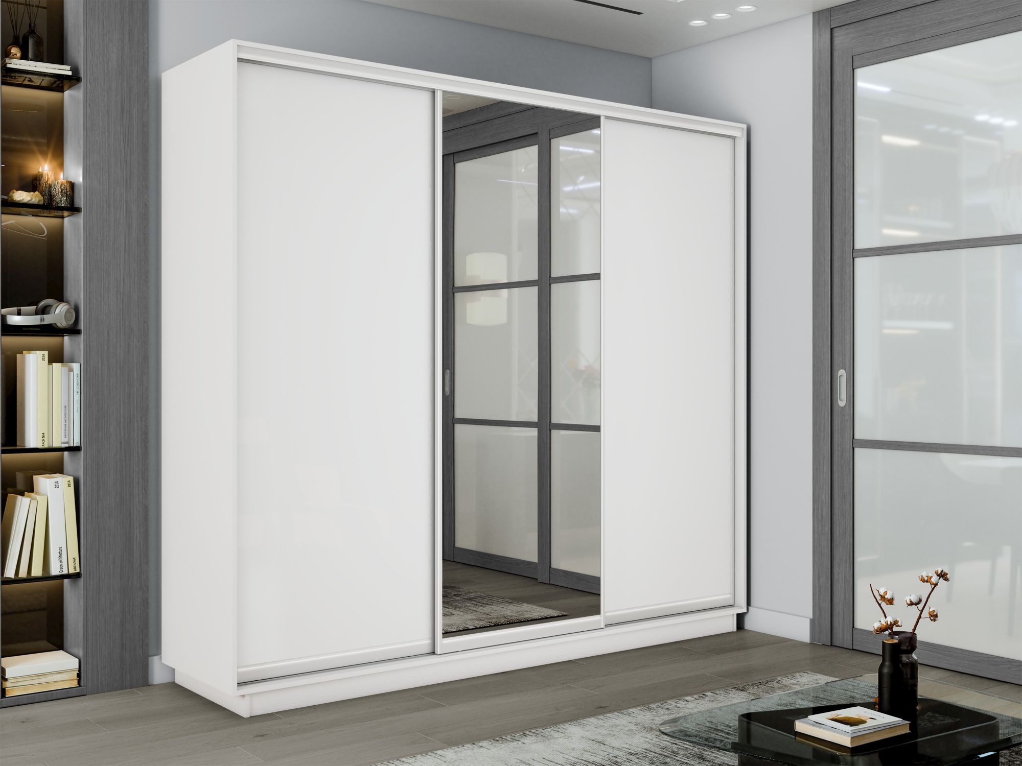 Шкаф-купе 1800 с зеркалом Экспресс-2 