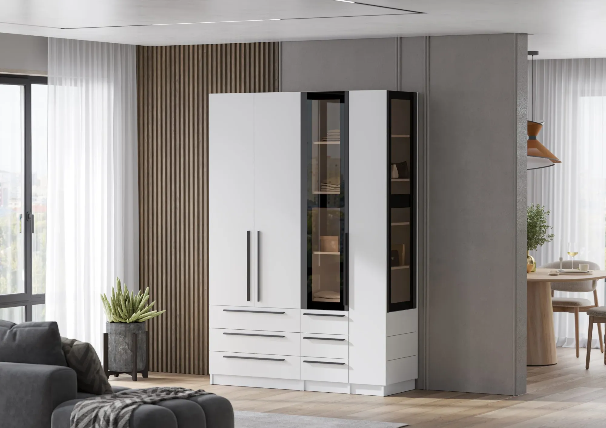 Шкаф ШК3Я-800 Берген 