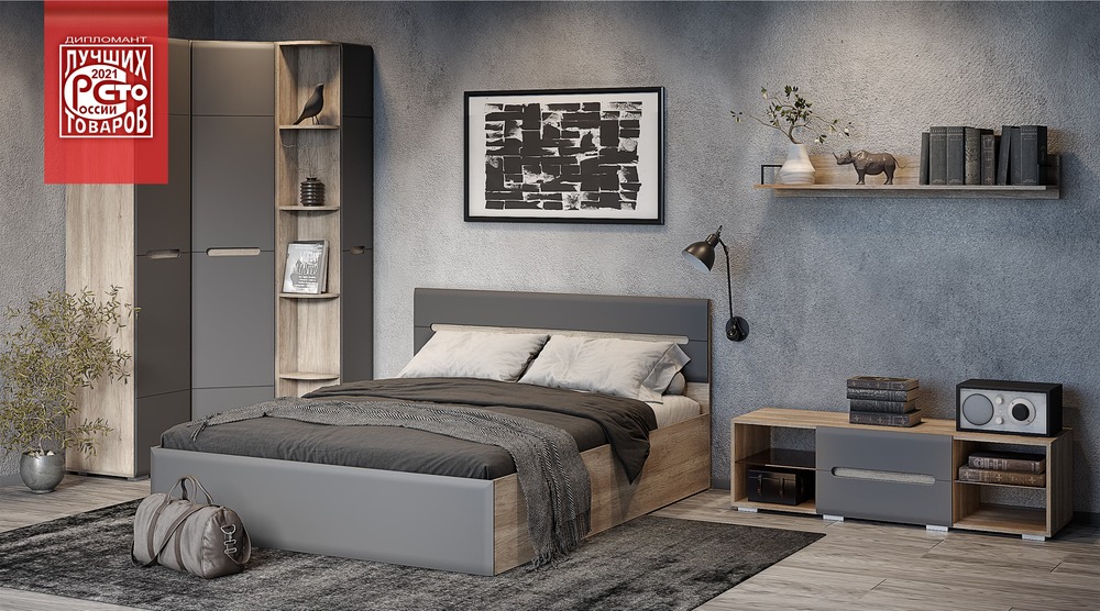 фото кровать кр-11 с пм наоми