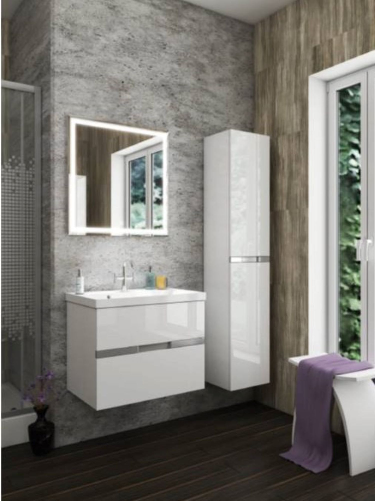 Зеркало Allia светодиодное 