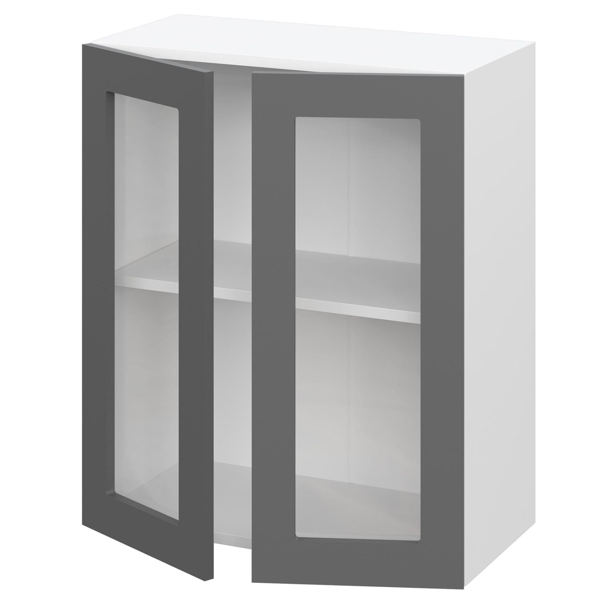 фото шкаф 2-х дв. со стеклом швс софия барселона